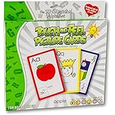 The Sensesational Alphabet Touch and Feel Flash Cards for 1 Year Old and Above – Multi-Sensory Cards for Toddlers and Kids with Braille and ASL for Learning, Therapy and Inclusivity