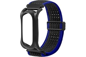 REEYEAR Adjustable Smartwatch Soft Woven Nyon Wristband + Protective Case Base fits for PLAUD AI NotePin Recorder,Upgraded 18mm Pin Notepin Strap for Easy Band Replacement
