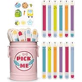 36 Pcs Flip Name Sticks with Metal Box for Classroom Management Tools | Classroom Essentials for Teacher Must Haves Elementary, Equity Sticks for Classroom Must Haves to Kindergarten Preschool