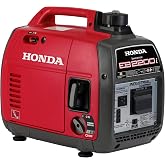 Honda EB2200i 2200 Watt 120V Super Quiet Inverter Generator (EB2200ITAN) | Gas Powered OSHA-Compliant Outdoor Portable Generator for Construction Site or Backup Power Supply, Up to 8.1 Hour Run Time