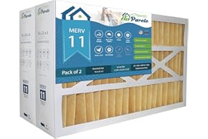 M1-1056 Replacement Filter | AirPurete AP- M116255 | Actual Size 15 3/8" x 25 1/2" x 5 1/4" (Nominal Size 16x25x5) | Pack of 