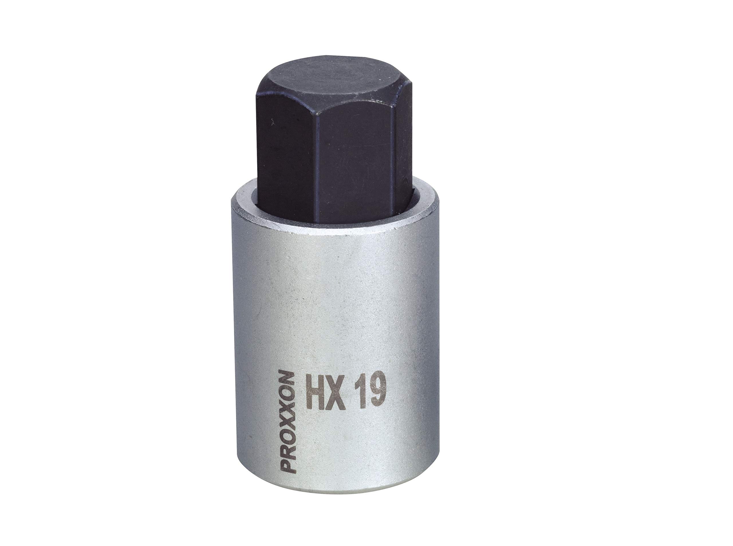 Proxxon 23473 Hexagon Socket Insert 19 mm HX19 Drive 12.5 mm (1/2 Inch) Length 55 mm