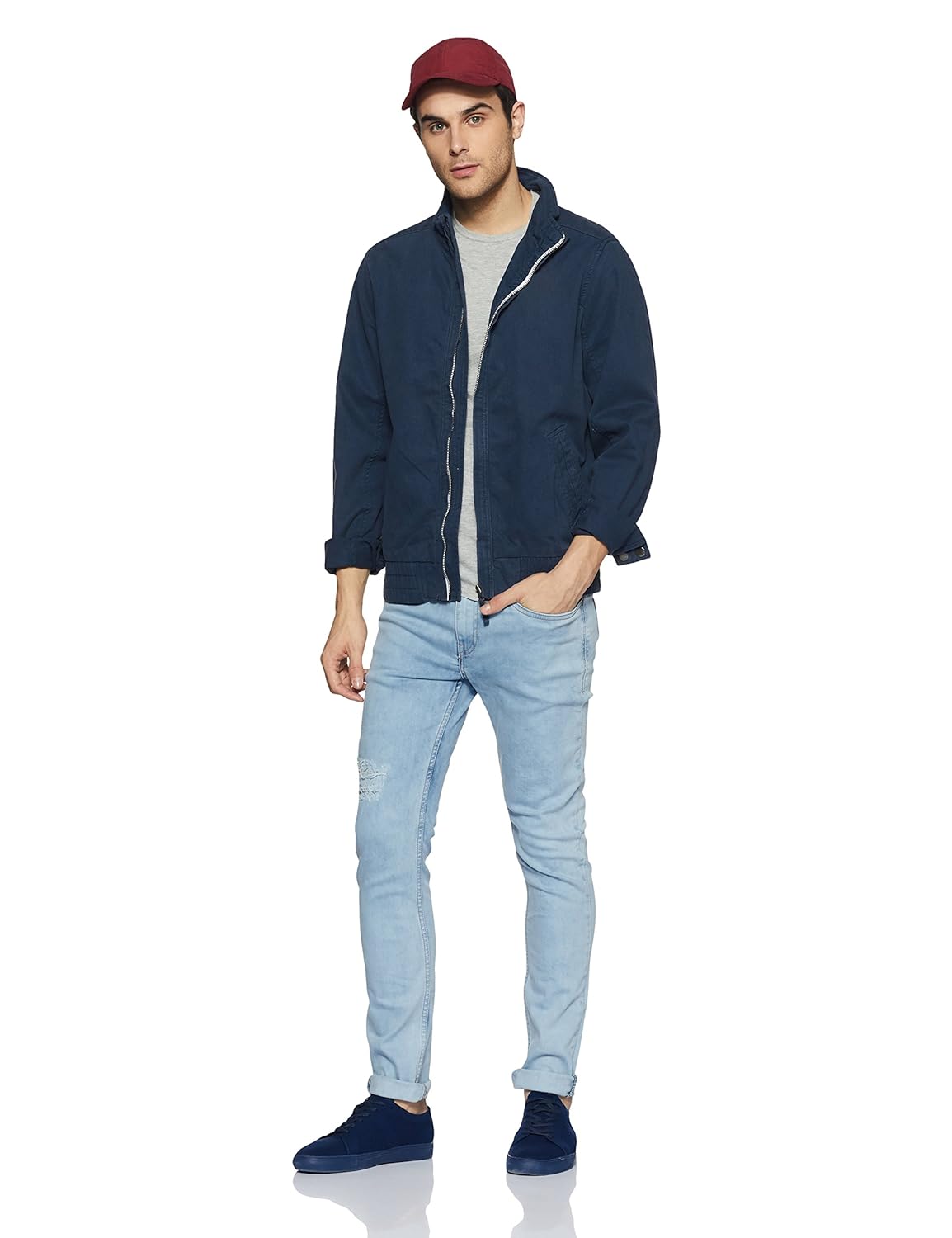 symbol amazon brand men's skinny fit jeans