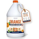 Multi-Purpose Probiotic Enzyme orange Cleaner, 1/2 Gallon (64 oz.) - Pet Stain and Odor Remover - Concentrated - Professional &amp; Home Strength Drains, Floors, Bathrooms, Toilets Trash Can, Made in USA