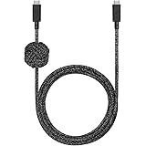 Native Union Anchor Cable 240W – 10ft Reinforced Braided USB-C to USB-C Power Delivery 3.1 Charging Cable with Weighted Knot 