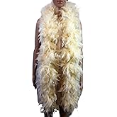 100 Gram 2 Yard Long Chandelle Feather Boa over 10 Colors, Great for Party, Wedding, Costume