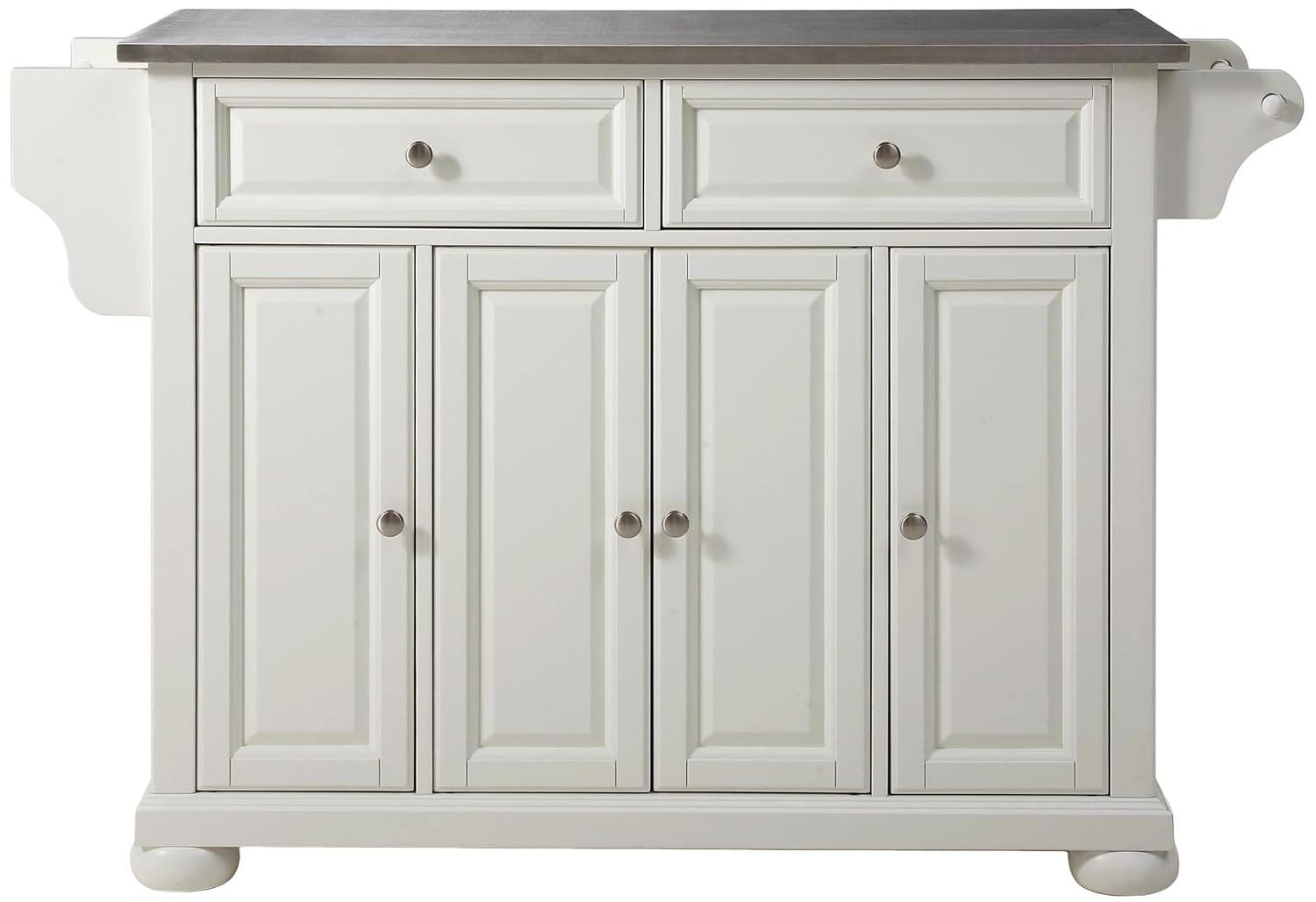 Best crosley stainless steel top rolling kitchen cart/island