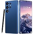 Huness I25 Ultra Unlocked Cell Phone,Built in Pen,12+512GB Unlocked Phone, Android 14 Battery 7000mAh 6.99" HD Screen Smartphone, 5G/Face ID/Fingerprint Lock/Dual SIM/GPS (Deep Blue)