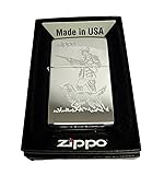 Zippo Custom Lighter - Hunter and Dog Laser