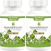 PJRYC Advanced BHB Capsule, Metabolism Digestive Comfort Support - 2 Pack | Premium Natural Formula for Active Lifestyle, Third-Party Tested, Magnesium Prioritizes Burning, Vegan, Non-GMO,120 Capsules