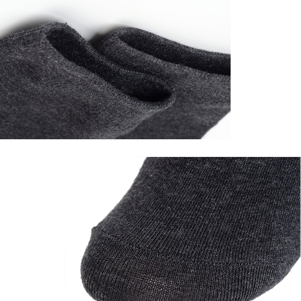 ENJOYNIGHT Men's 5 Pack crew Socks Comfort Quarter Socks (5 Pack_5 Colors)