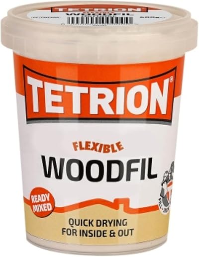 Tetrion Woodfil 600g Flexible Wood Filler Natural Ready Mixed TWF600/TWF606