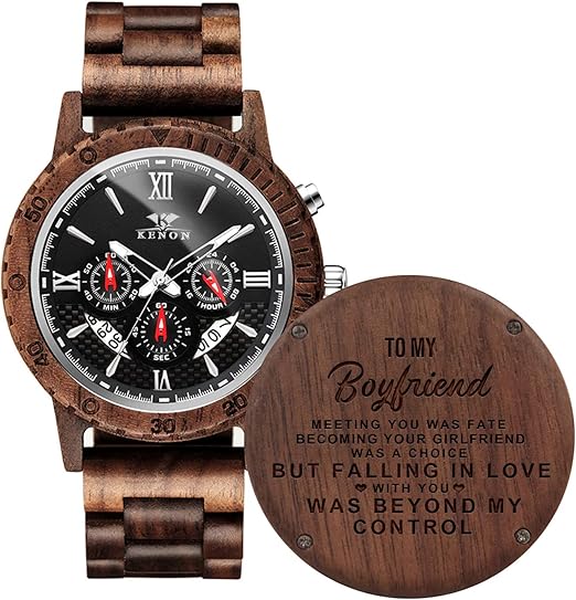 wooden watch for boyfriend