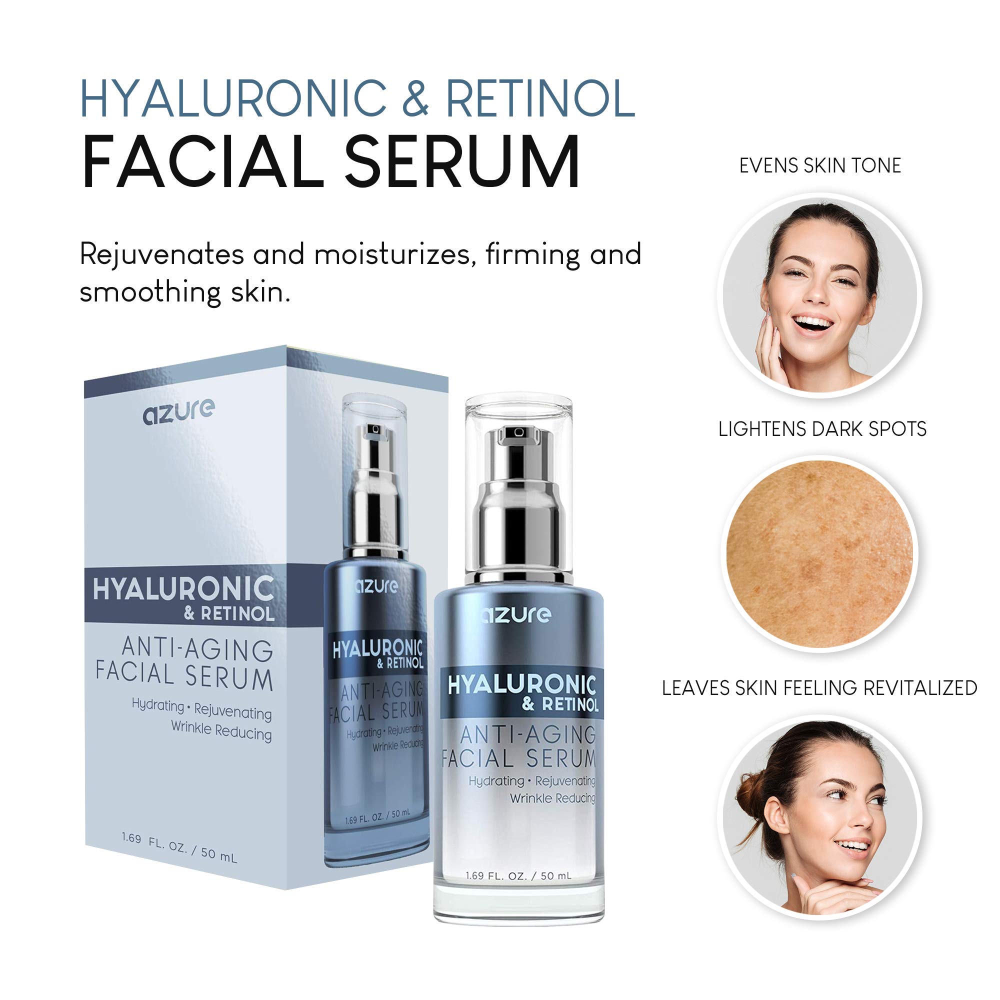 azure hyaluronic and collagen anti aging eye serum