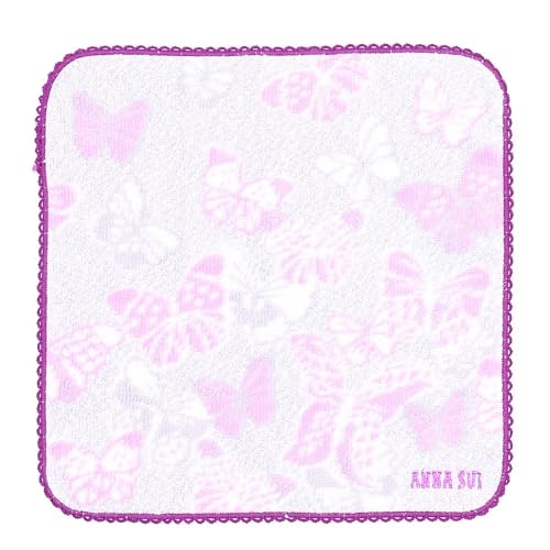 Amazon Anna Sui アナスイ チョウ タオルハンカチ ハンドタオル