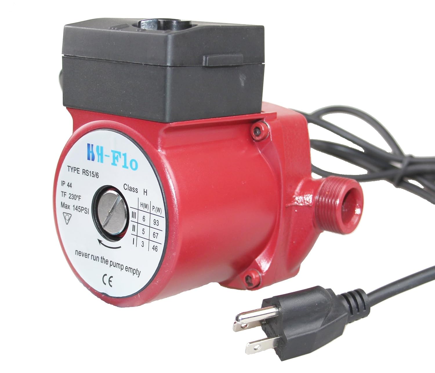 HSHFlo 3/4'' Circulator Pump 115V Hot Water Circulation Pump For Solar