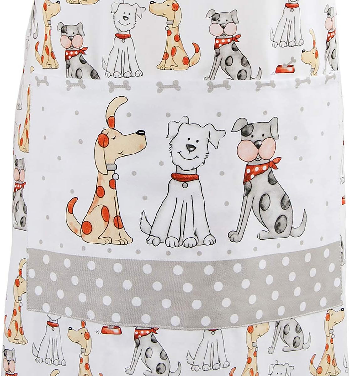SPOTTED DOG GIFT COMPANY Dog Apron and Oven Glove Set including Matching Tea Towel - Cute Kitchen Gifts Dog Lovers Owners - Image 5
