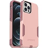 OtterBox iPhone 12 & iPhone 12 Pro Commuter Series Case - Ballet Way (Pink Salt/Blush), Slim & Tough, Pocket-Friendly, with Port Protection
