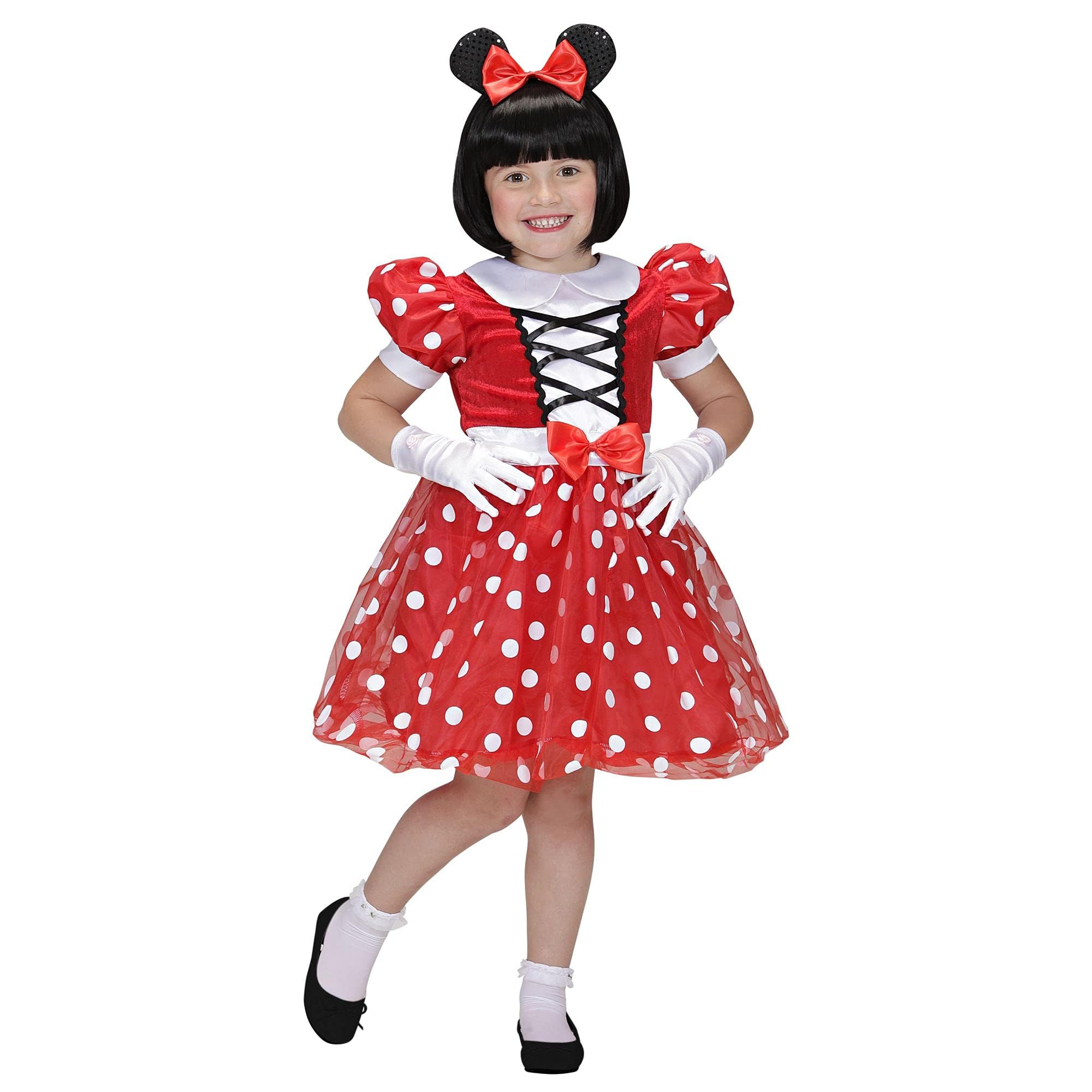 Widmann - Children's mouse costume, dress with ears, carnival, theme party