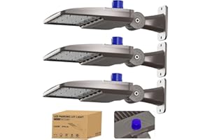 JC-LGL 200W LED Parking Lot Light,28000LM 5000K LED Parking Lot Lights Outdoor, Adjustable Arm Mount,IP65 Waterproof,100-277V Commercial LED Area Security Light for Parking Lot,Stadium,Yard,Roadways