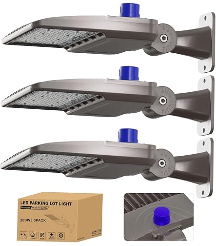 LED Parking Lot Light - 150W High Voltage Area Light - 277