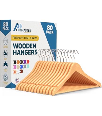 Amazon.com: Wood Hangers (Pack of 100) – Wishbone Wooden