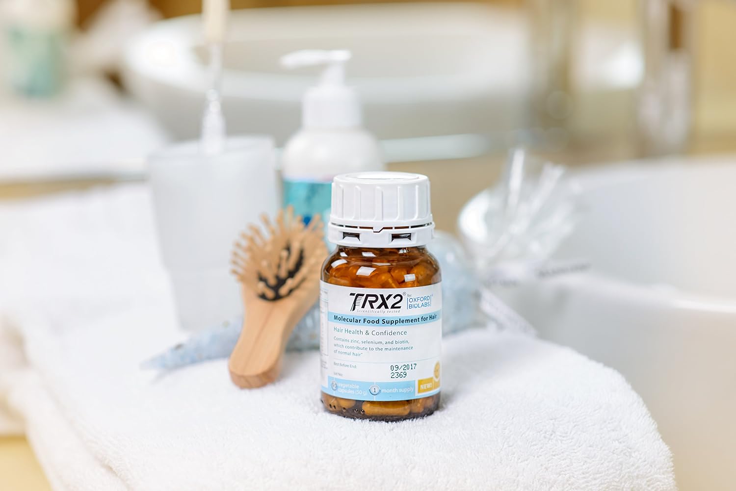 TRX2® Hair Growth Supplement developed by Oxford Biolabs®. Manufactured in Germany (1 Month Supply), White, 90 Count (Pack of 1) - Image 3
