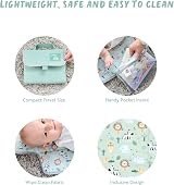 Baby Polar Gear Safari Changing Mat – Wipe-Clean, Foldable, Travel Pocket view 5