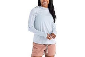 Free Fly Women's Elevate Hoodie - UPF 30+ Sun Protection Beach Clothing, Moisture Wicking, Long Sleeve Sun Shirt for Women