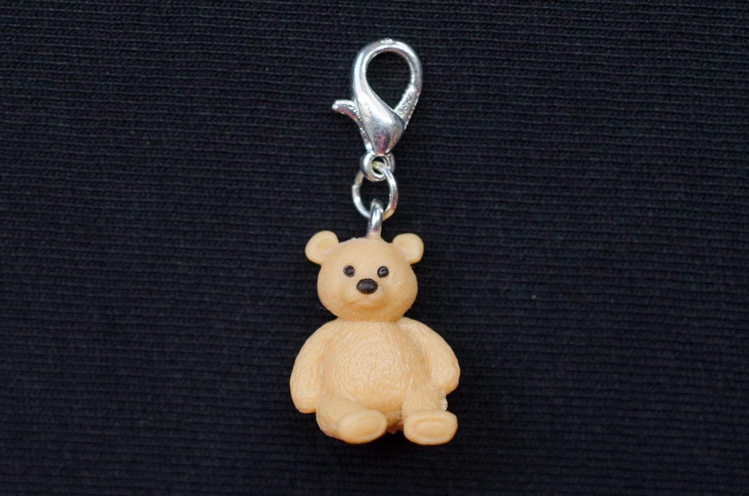 Miniblings Teddy Bear Charm Pendant For Bracelet Rubber 18Mm, multicolored - Image 4