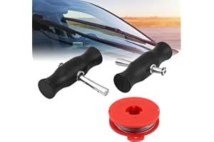 Acouto Windshield Removal Tool - Windshield Wire Cut Out Tool Car Windshield Removal Hand Tool Kit Window Glass Cutting Wire with Handles Professional Repair for Glass Removal