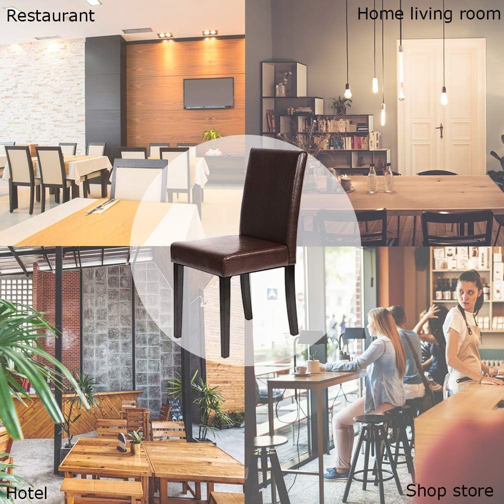 Dining Chairs Dining Room Chairs Parsons Chair Kitchen Chairs Set of 4 Dining Chairs Side Chairs for Home Kitchen Living Room - Chairs