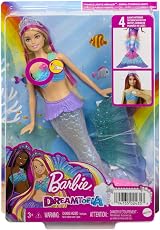 Barbie Mermaid Dreamtopia Twinkle Lights Doll Water-Activated Tail view 6