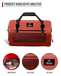 IRON JIA'S Motorcycle Dry Bag - Waterproof Duffle