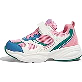 LUCKY STEP Kids Tennis Running Shoes for Children Athletic Sports Gym Lightweight Casual Walking Wide Shoes Toddler School Sneakers