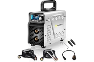 S SIMDER SSIMDER Stick Welder 110v/220v 2 In 1 ARC/LIFT TIG Welding Machine 130A Mini ARC200S Welder Machine Hot Start ARC Force Anti-Stick Portable ARC/TIG Welder with Smart LCD IGBT Digital Welder