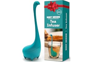 Cute Tea Infuser by OTOTO - Loose Leaf Tea Steeper, Tea Accessories, Tea Diffusers, Tea Infuser for Loose Leaf Tea, Tea Strainers, Cute Gifts, Tea Gift Set, Kitchen Gifts, Cooking Gadgets