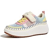 LUCKY STEP Kid's Glitter Running Sneaker Sparkly Braided Shiny Bling Princess Shoes School Athletic Walking Shoes for Children/Boys/Girls