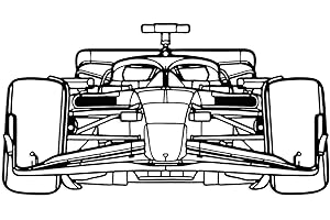 Xedatric F1 Race Car Metal Wall Art Formula 1 Silhouette Wall Hanging Race Car Wall Decor Race Car Decorations for Garage, Teen Room, Man Cave or Bedroom (15.8'' x 8.3'')