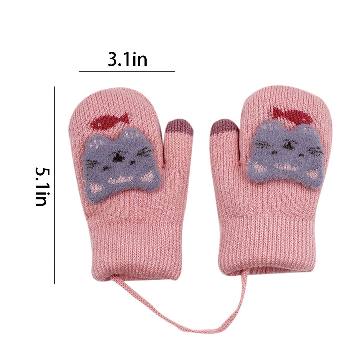 baby gloves on string