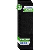 Bagean Carbon Pre Filter B FLT4825 - Fits Gem Guardian Air Purifier Filter Replacement - Compatible with GermGuardian AC4825 AC4825E & More - Activated Filters Absorb Odor and Freshens the Air (4-Pk)