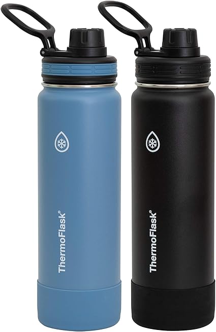 thermoflask 40 oz stainless steel insulated water bottle