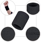 kuou 8 Pcs Sweet Wristbands Thick Cotton Protective Elastic Sports Wrist Sweat view 4