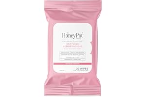 The Honey Pot Company - Soothing Witch Hazel Feminine & Hemorrhoid Wipes - Postpartum Essentials - Pregnancy Must Haves - Ph 