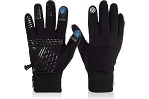 Winter Gloves for Men Women Running Cycling Biking Driving Camping Hiking, Touch Screen & Non-Slip, Warm & Windproof Gloves