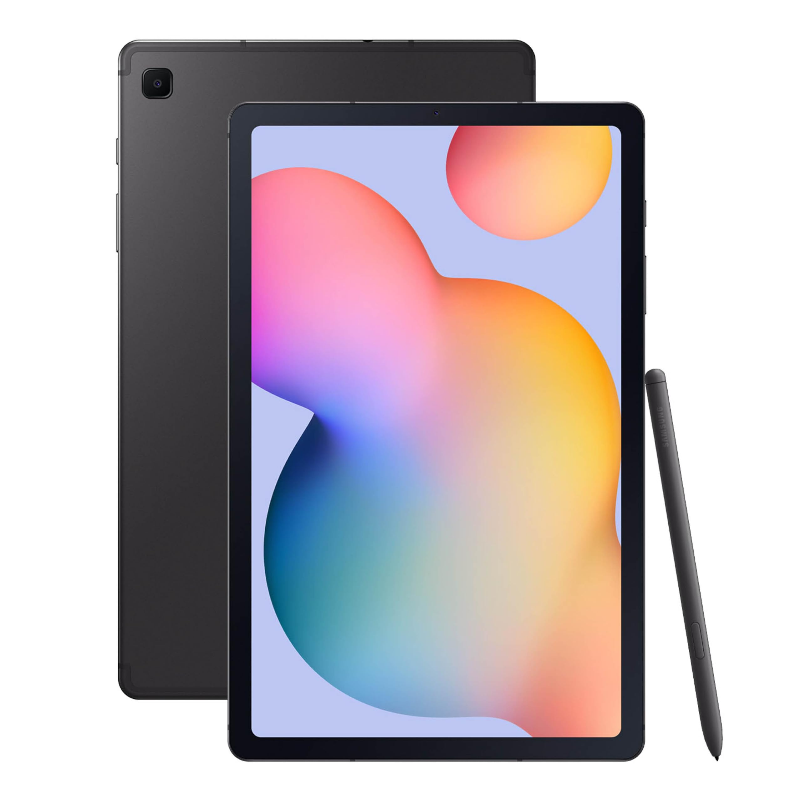 ProCase Cover In Pelle PU Per Samsung Galaxy Tab S6 Lite 10.4'' (2024/2022/2020) - Custodia Con Tasca Porta Documenti E Funzione Stand - Nero