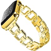 OULUCCI Compatible with Apple Watch Band 38mm 40mm 41mm 42mm 44mm 45mm 46mm 49mm, Women Strap For iwatch Series 11 10 9 8 7 6 5 4 3 2 1 SE SE2,D-Shape