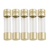 500mA (0.5A Amp) GMA Glass Fuses, 5x20mm