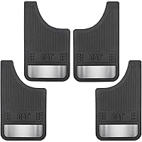 Caterpillar Heavy Duty Splash Guards Pro Mud Flaps Fenders - Ultra Tough Dirt/Slush Protection with Night Reflectors - Easy I