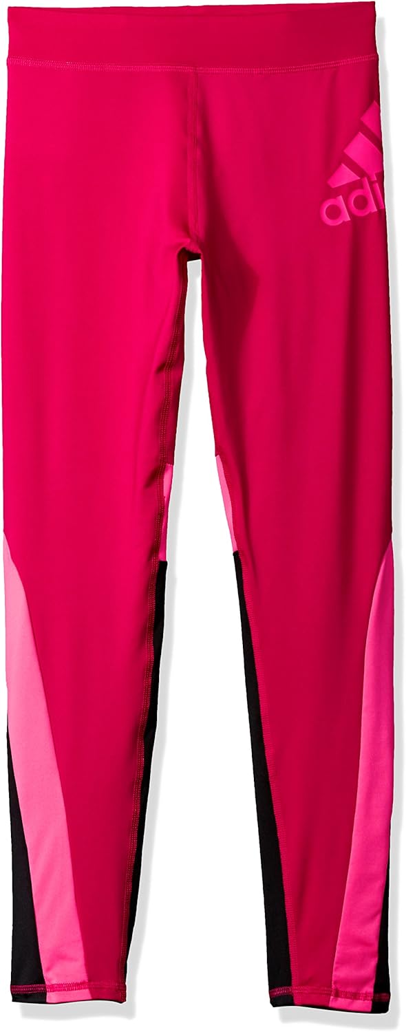 adidas Girls' Performance Tight Legging: Clothing